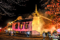 Yaphank FD: Presbyterian Church Fire 12-8-13